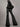Gothic Black Velvet Flare Jeans