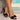 Stiletto Heel Sandals with Pink Bow Detail