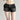 Vintage-Inspired Low-Rise Denim Shorts