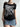 Retro Punk Gothic Off-the-Shoulder T-Shirt