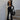 BACKLESS BLACK JUMPSUIT WITH BAG - SLIM FIT LONG SLEEVE DESIGN