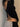 BACKLESS LONG-SLEEVED BLACK TOP WITH CHIC BLACK DESIGN