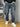 BAGGY BLUE DENIM STRAIGHT LEG JEANS