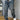 BAGGY BLUE DENIM STRAIGHT LEG JEANS