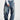 BAGGY BLUE JEANS HIGH-QUALITY MATERIALS WIDE JEANS