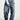 BAGGY BLUE JEANS HIGH-QUALITY MATERIALS WIDE JEANS