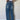 BAGGY BLUE JEANS WITH BROWN BELT BOYFRIEND CUT JEANS