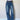BAGGY BLUE JEANS WITH BROWN BELT BOYFRIEND CUT JEANS