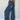 BAGGY BLUE JEANS WITH BROWN BELT BOYFRIEND CUT JEANS