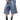 BAGGY DENIM SHORTS WITH BELT - WASHED DENIM JORTS - Sweetheart Supplies