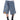 BAGGY DENIM SHORTS WITH BELT - WASHED DENIM JORTS - Blue / S - Sweetheart Supplies