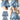 High-Waisted Ruffled Denim Mini Skirt