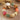 BEADED STRETCH BRACELET: VINTAGE CHARM RESIN BEAD BRACELET - MOTHER'S DAY