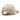 BEIGE AND BLACK BASEBALL CAP WITH C