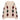 BEIGE ARGYLE KNIT CARDIGAN FOR WOMEN