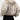 BEIGE FLEECE HOODIE WITH LETTERING LONG SLEEVE T-SHIRT