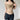 BEIGE FLORAL TOP CHARMING ROSE BARDOT MESH BUST MEASUREMENTS