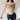 BEIGE FLORAL TOP CHARMING ROSE BARDOT MESH BUST MEASUREMENTS