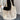 BEIGE KNIT TOTE BAG WITH FIXED SHOULDER STRAPS