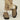 BEIGE MONK STRAP LOAFERS FRINGE BUCKLE PLATFORM