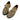 BEIGE MONK STRAP LOAFERS FRINGE BUCKLE PLATFORM