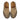 BEIGE MONK STRAP LOAFERS FRINGE BUCKLE PLATFORM