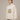 BEIGE OVERSIZED DROPPED COTTON LOOPBACK SWEATSHIRT WITH ORANGE GRAPHIC