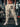 BEIGE SKULL SWEATPANTS SLIGHT STRETCH WITH POSITIONING PRINTING