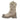 BEIGE STAR FAUX SUEDE COWBOY BOOTS
