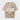 BEIGE TEE SHIRT WITH PLANET GRAPHICS - TEE SHIRT SPACE DESIGN