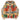 BEIGE VEGGIE KNIT CARDIGAN WHIMSICAL FRUIT DESIGN