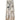 BEIGE WIDE-LEG JEANS WITH ABSTRACT DESIGN MID WAIST TRENDY CASUAL