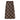 BELTED BROWN PLAID MIDI SKIRT