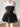 BIG BOW LAPEL DRESS SUMMER A LINE WOVEN