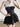 BIG BOW LAPEL DRESS SUMMER A LINE WOVEN