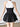BIG BOW LAPEL DRESS SUMMER A LINE WOVEN