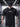 BLACK ACID WASH CREW NECK T-SHIRT