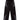 BLACK AND GRAY TRACK PANTS MID WAIST STRAIGHT LEG DESIGN