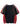 BLACK AND RED COLOR BLOCK CREW NECK T-SHIRT