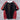 BLACK AND RED COLOR BLOCK CREW NECK T-SHIRT