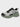 BLACK AND WHITE ATHLETIC SHOE FOOTWEAR