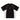BLACK AND WHITE CREW NECK T-SHIRT WITH WHITE CONTRAST SLEEVES