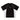 BLACK AND WHITE CREW NECK T-SHIRT WITH WHITE CONTRAST SLEEVES