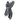 BLACK AND WHITE HOUNDSTOOTH SCARF FOR WOMEN AND MEN