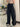 BLACK AND WHITE TRACK PANTS VINTAGE OVERSIZED BAGGY STYLE