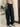 BLACK AND WHITE TRACK PANTS VINTAGE OVERSIZED BAGGY STYLE