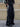 BLACK AND WHITE TRACK SUIT SET WITH LIGHTWEIGHT CASUAL PARACHUTE PANTS