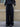 BLACK AND WHITE TRACK SUIT SET WITH LIGHTWEIGHT CASUAL PARACHUTE PANTS