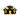 BLACK AND YELLOW HAUNTED HOUSE HAIR CLIP FOR THEMED HAIRSTYLES