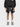 BLACK ATHLETIC SHORTS WITH DRAWSTRING AND COTTON SIZE GUIDE